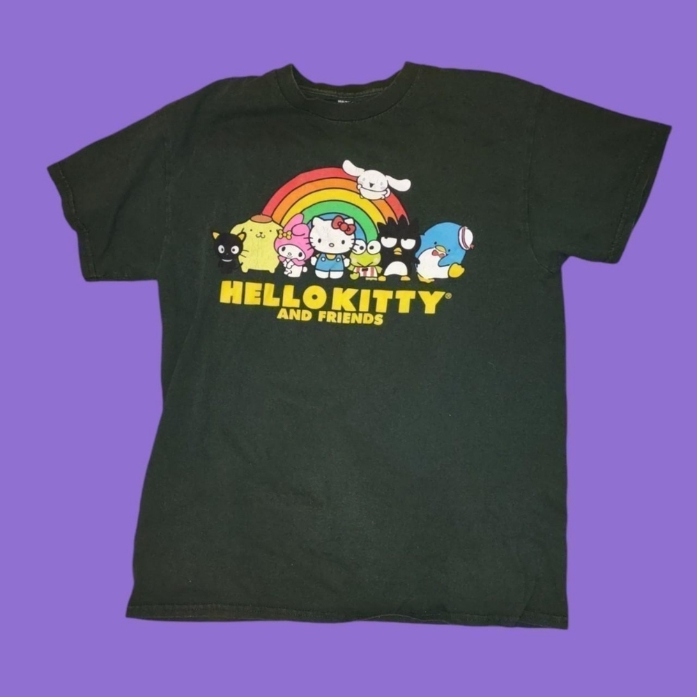 Hello Kitty And Friends Green T Shirt From Sanrio Size Medium